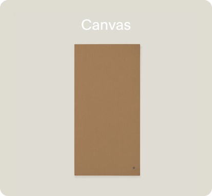 Mute Canvas Sound Absorber on wall