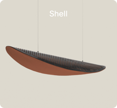 Mute Shell Pendant Sound Absorber
