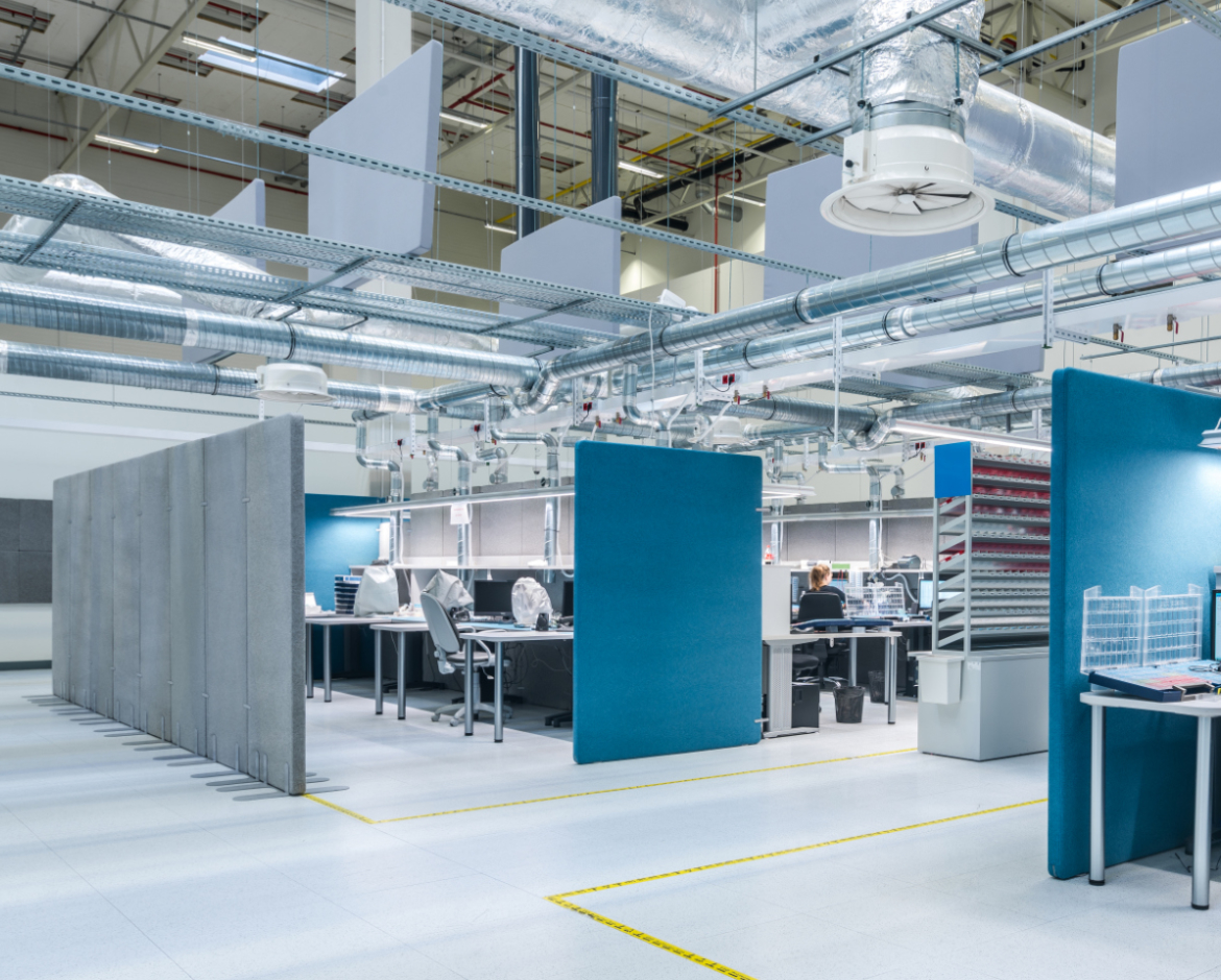 Mute Case Study - Widex Factory Interiors