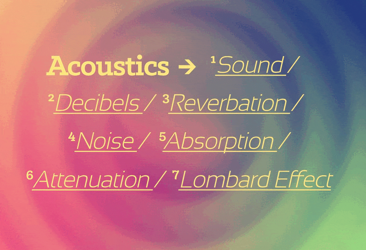 Acoustics Jargon - Sound Waves Animation