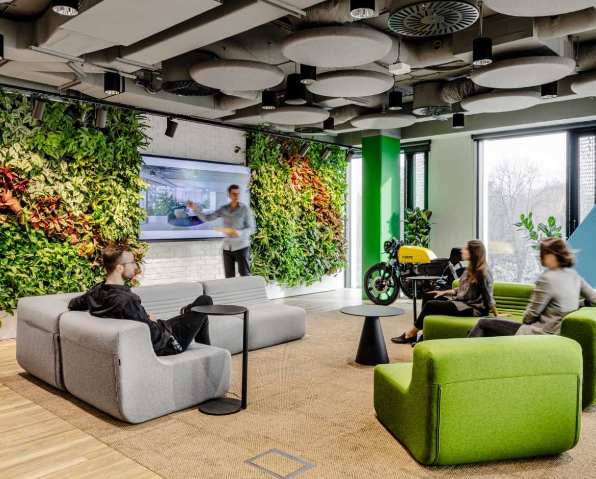 Ringier Axel Springer office interior with Blocks acoustic panels