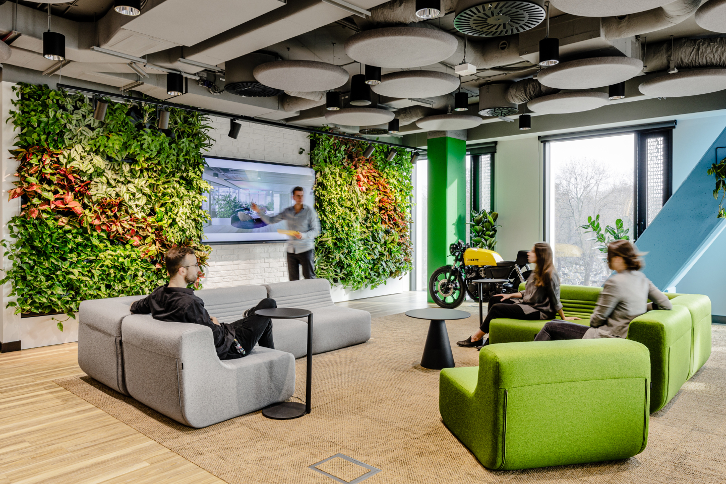 Ringier Axel Springer office interior with Blocks acoustic panels