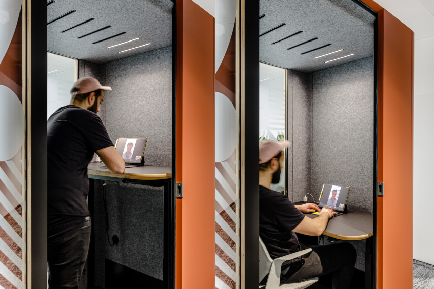 Ringier Axel Springer office interior with Space M acoustic pod