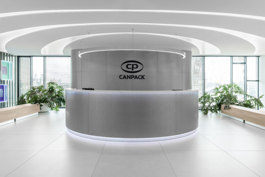 Canpack Office Interior - Lobby