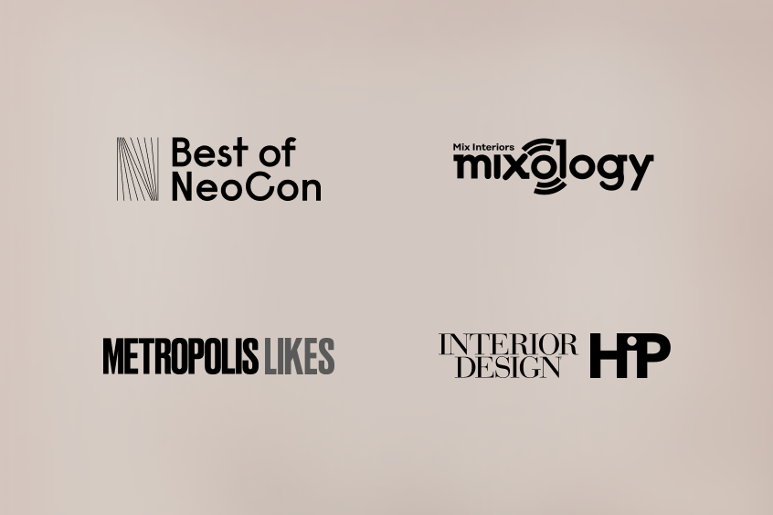 OmniRoom with Best of NeoCon Gold Award, Mix Interiors' Mixology Award, Metropolis Magazine's Likes Award and Interior Design Magazine's HiP Nominee
